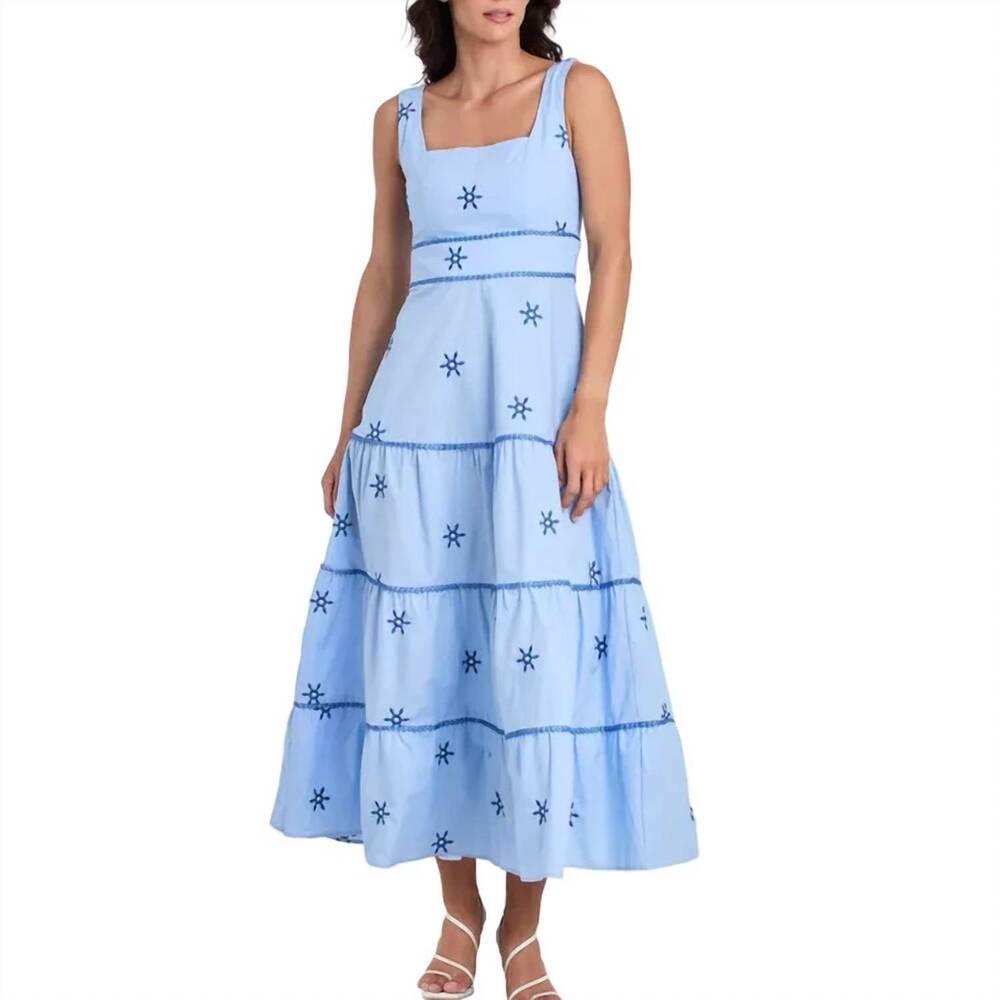 NEW LAVI emma maxi dress in blue